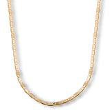 Colar Escada - Piastrini ouro 18k 750 - Coleção Espádice - 0580103