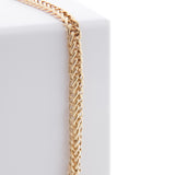 Pulseira Dourada Dragon Palmeira Ouro 18k 750 3,6mm 20cm - Coleção Rosa do Deserto - 058039